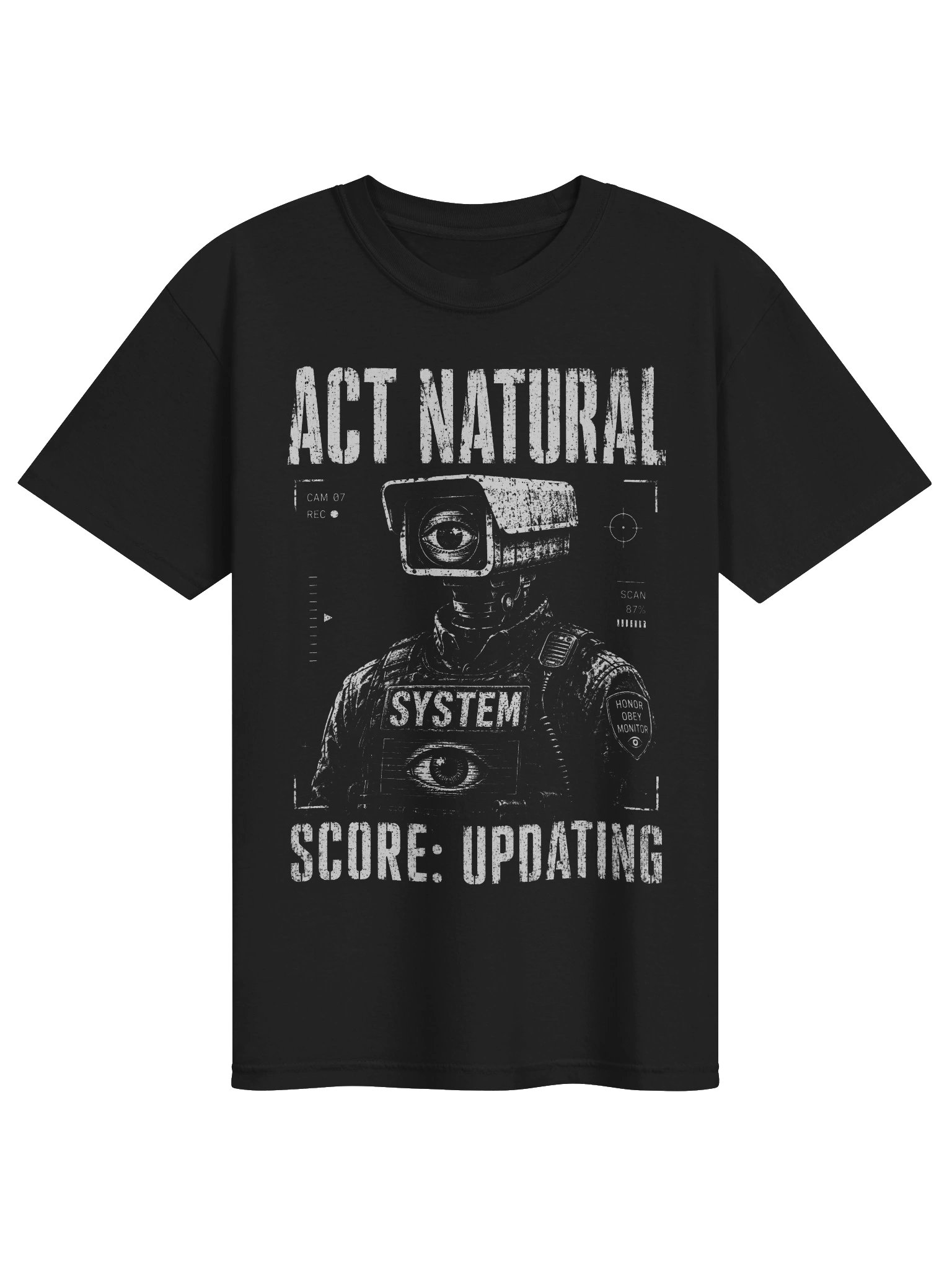 ACT NATURAL - The All-Seeing Eye Heavyweight Graphic Tee product image (1)