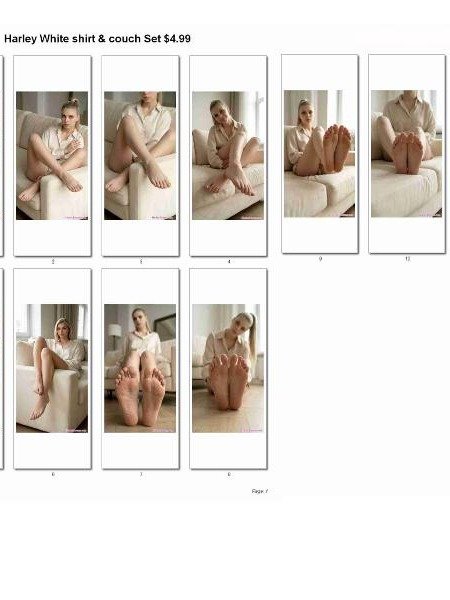 Harley White Shirt and Couch Set (Look book Vol. 5) product image (2)