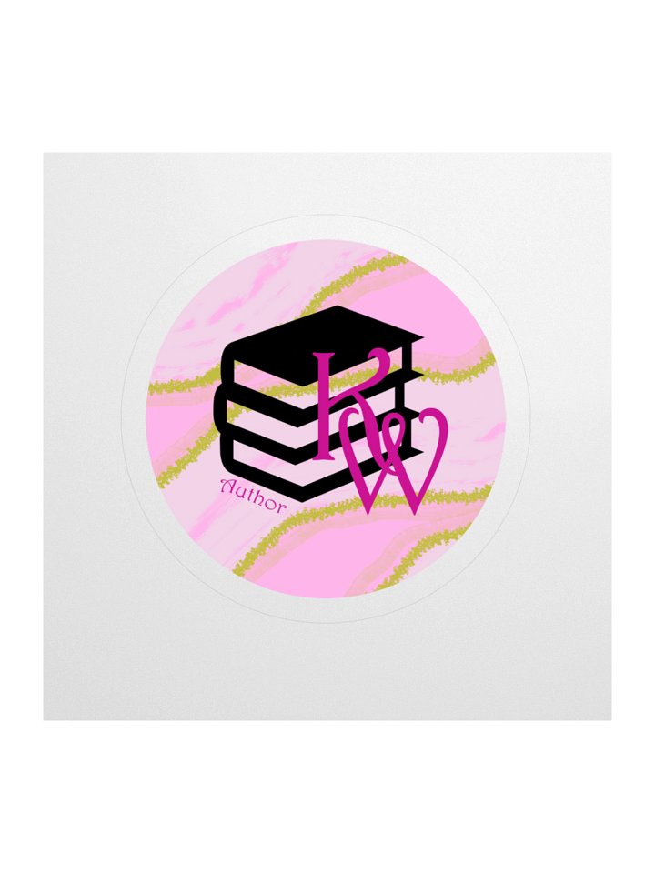 KW Original Author Logo Round Sticker product image (1)