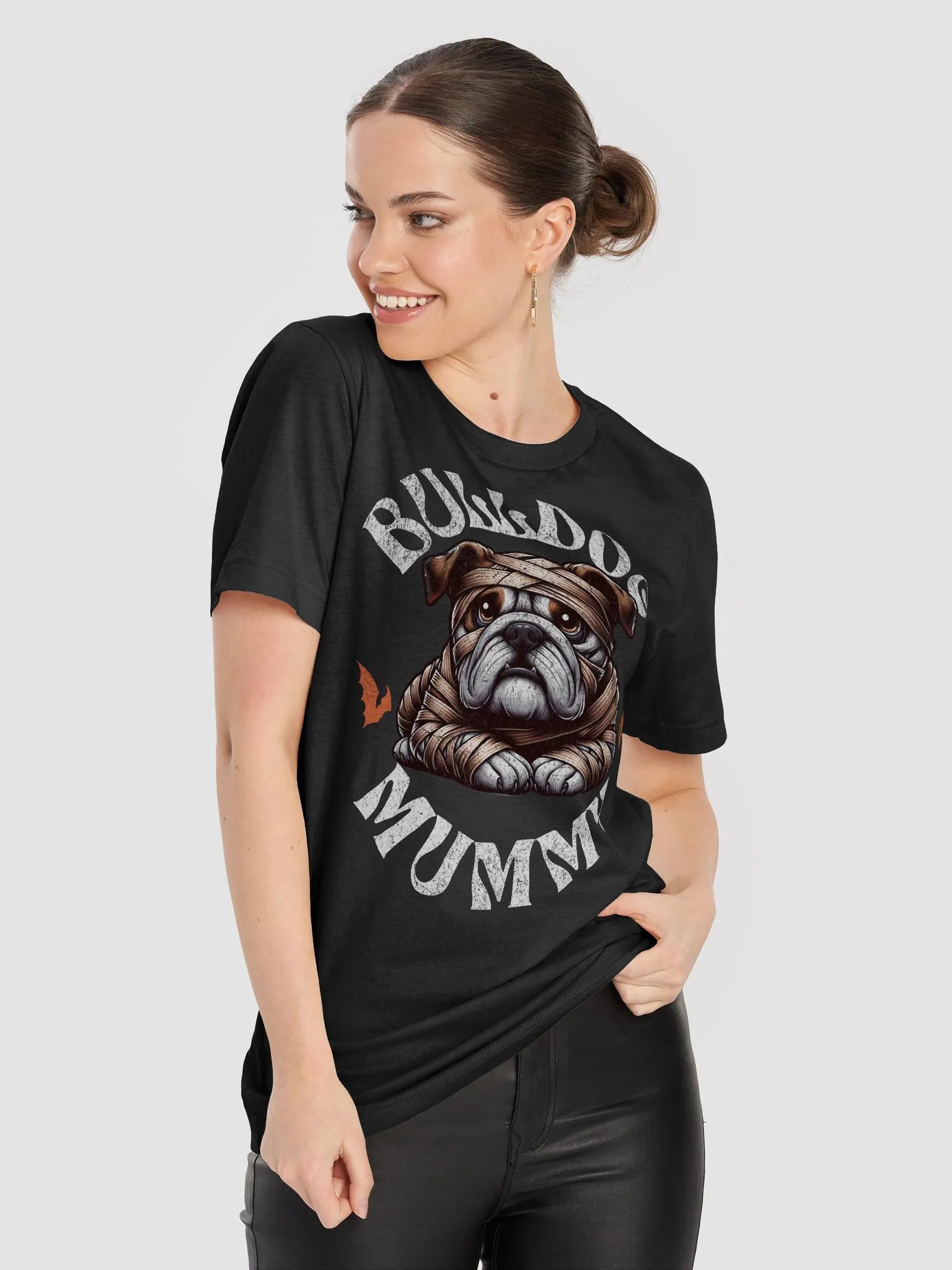 Halloween Mummy Bullog T-Shirt product image (1)