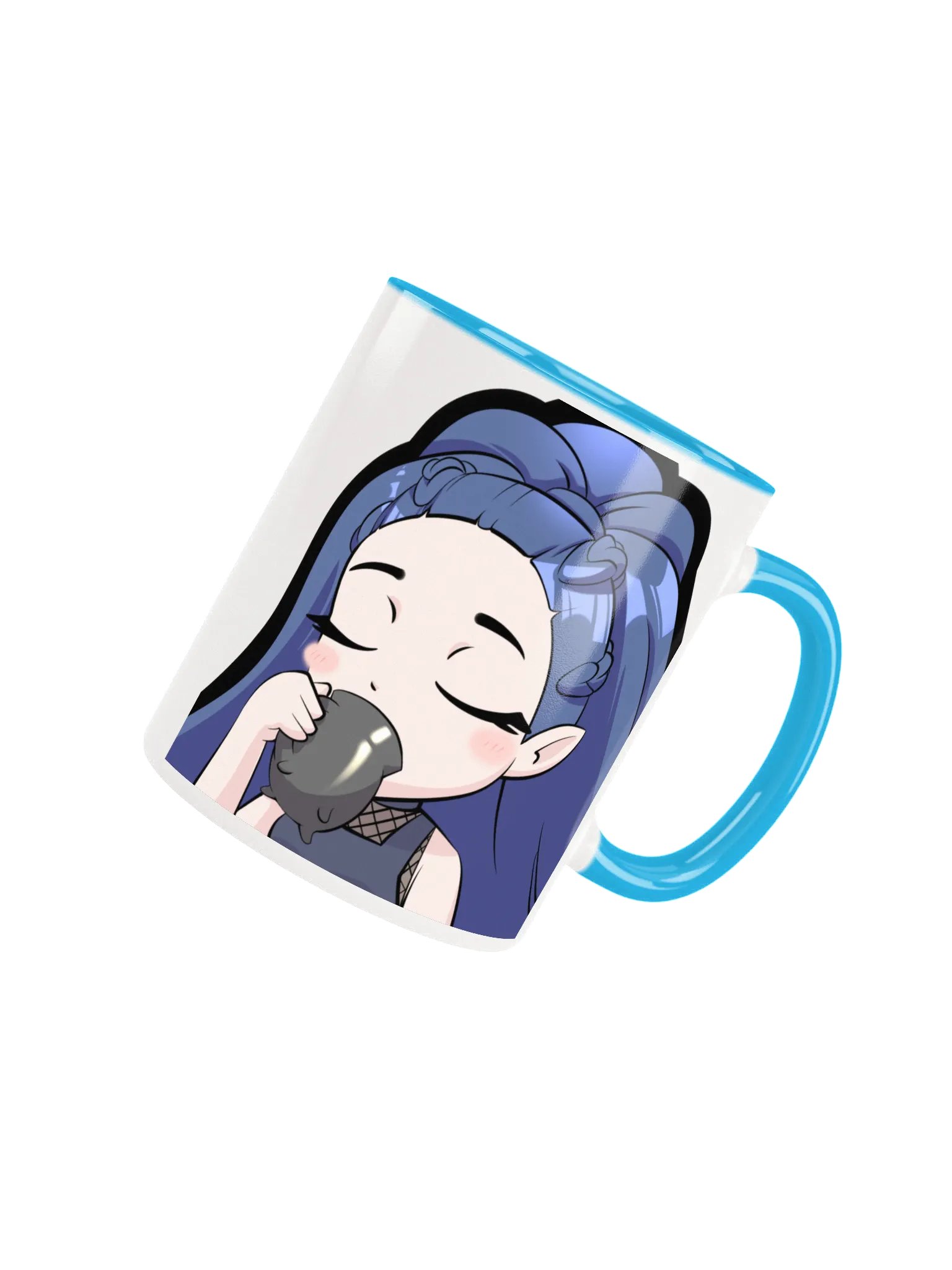 White and Blue Mug product image (7)