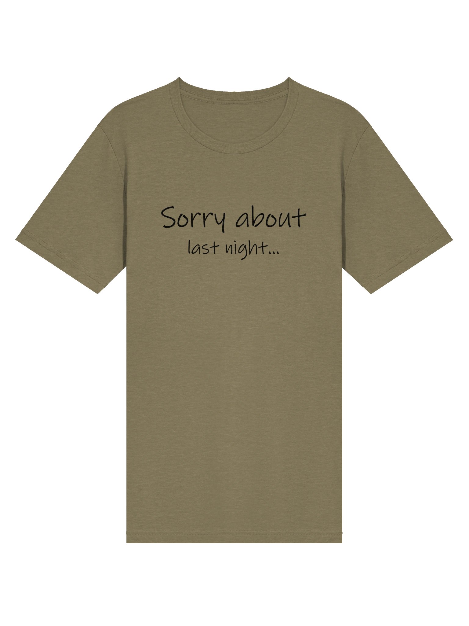 Sorry About Last Night Triblend Tee Lt. product image (20)