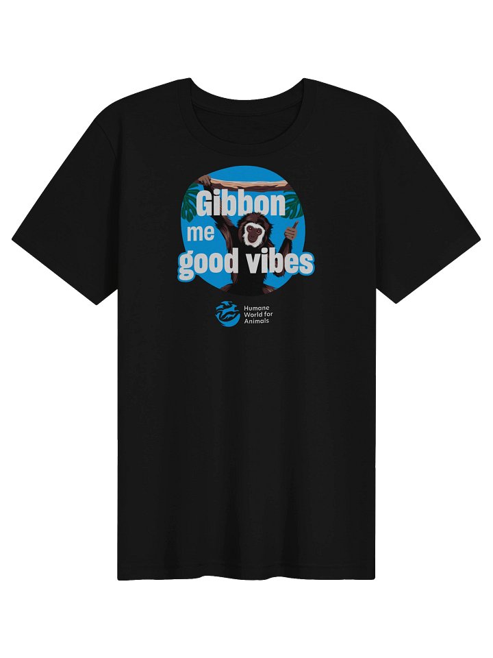 Gibbon me good vibes - T-shirt product image (7)