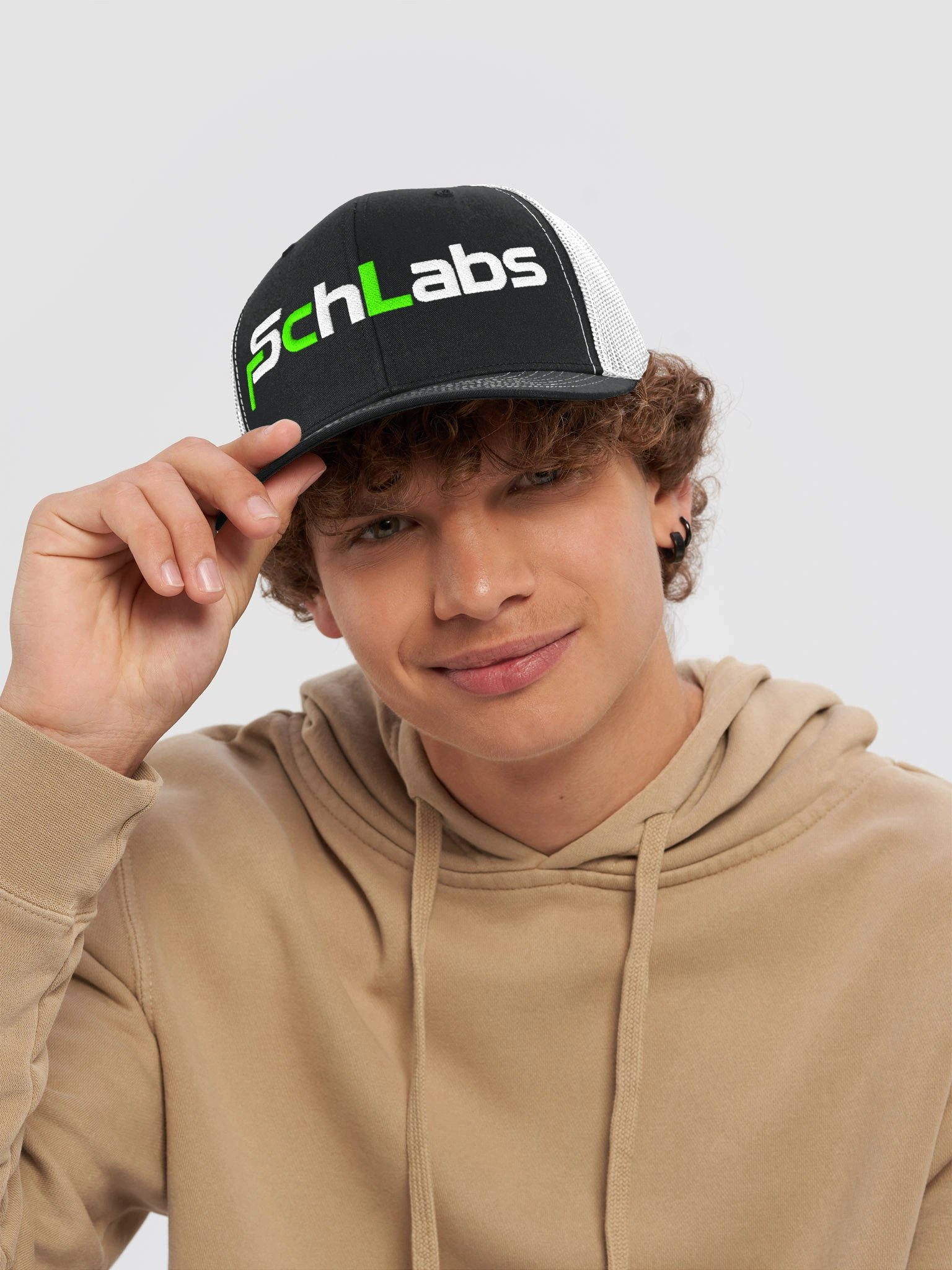 SchLabs Signature Trucker — Green & White product image (6)