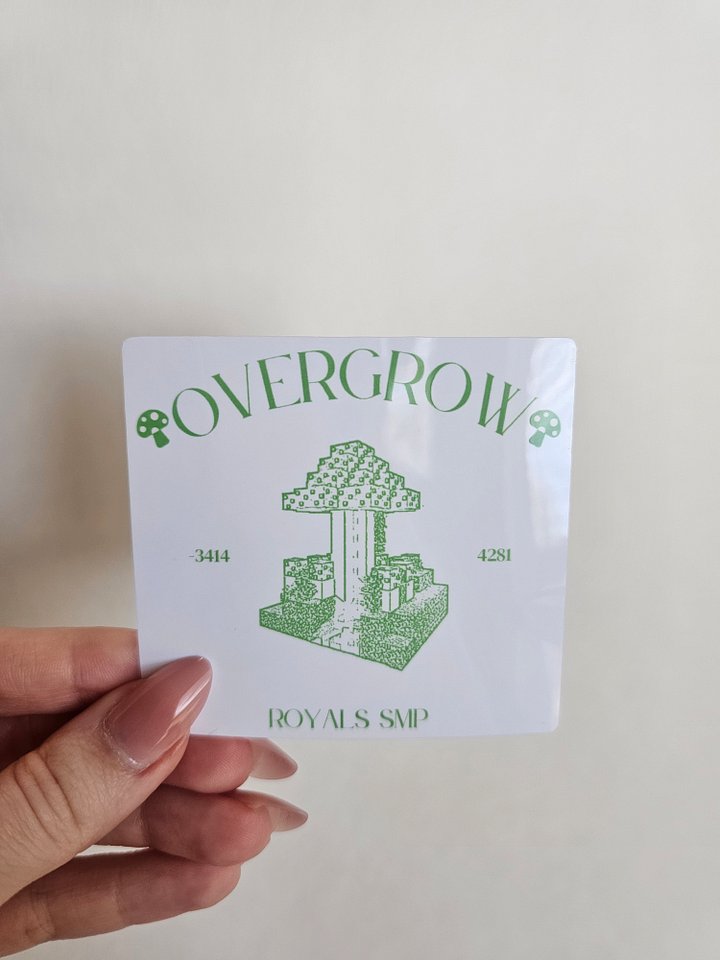 OverGrow Merch (Stickers, Keychains, Pins, & Buttons) product image (2)