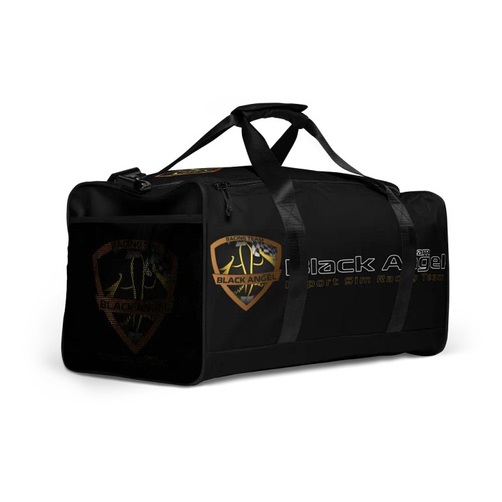 Customizable Black Angel Racing Duffle Bag Black product image (2)