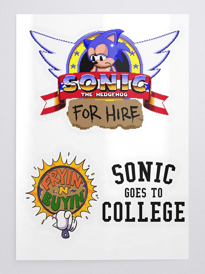 Sonic For Hire Sticker Pack product image (2)