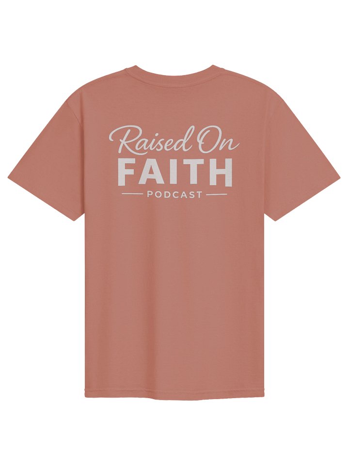 Raised on Faith Tee - Rust/White product image (2)