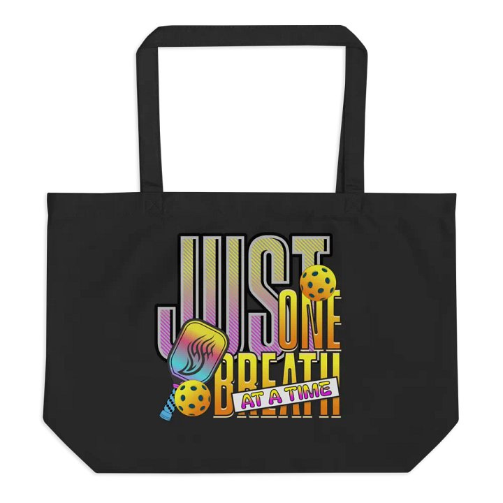 Just One Breath At A Time Pickleball Easy Tote product image (1)