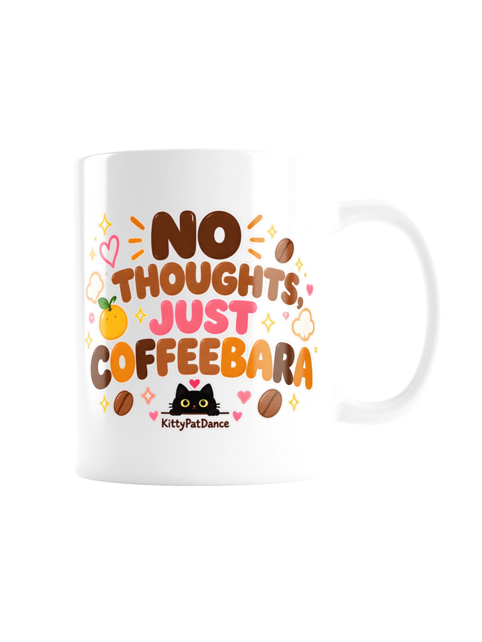 No Thoughts, Just Coffeebara Mug | CA-PY-BA-RA product image (2)