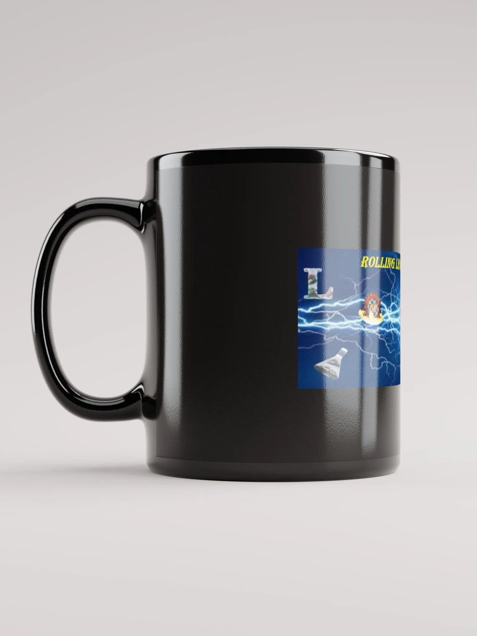 Rolling Legendary LOGO Black Mug product image (6)