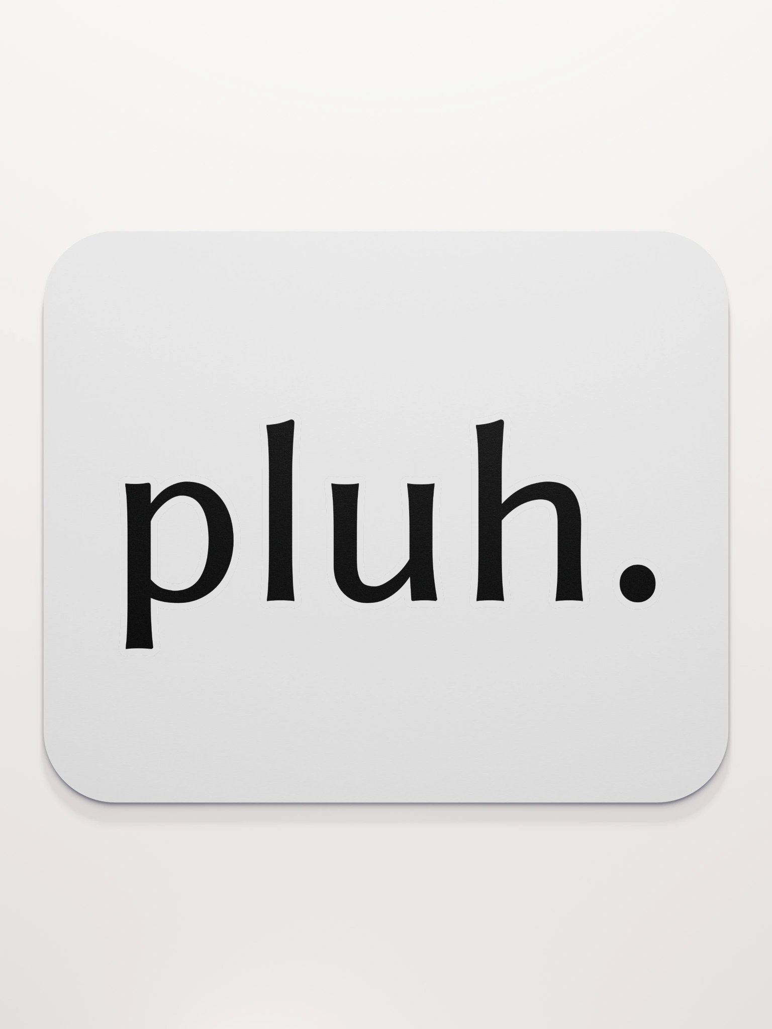 pluh. White Mouse Pad product image (2)