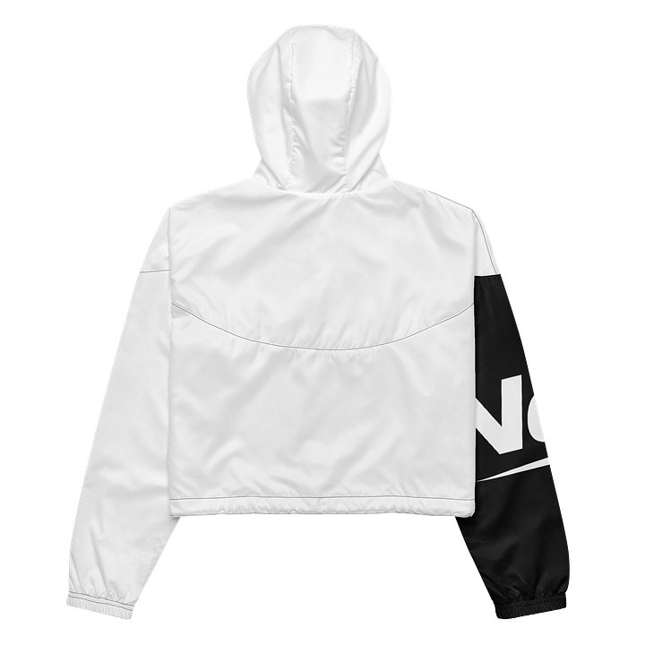 All-Over Print Women's Cropped Windbreaker BL product image (2)