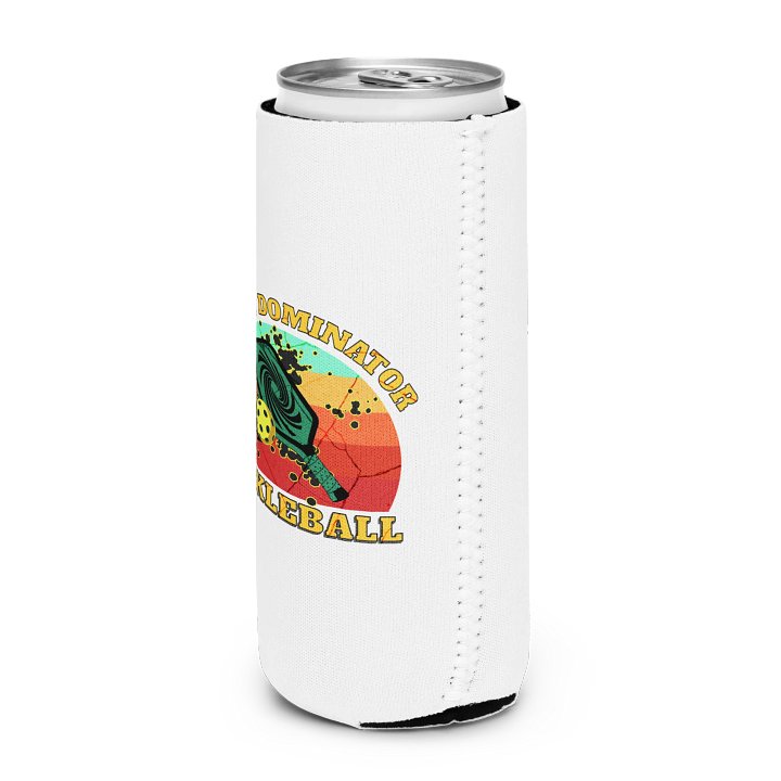Court Dominator Pickleball Splatter Smash Can Cooler product image (2)