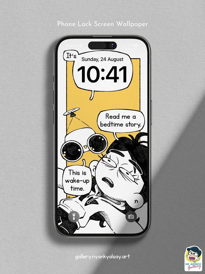 Byte Me | Phone Wallpaper | Bedtime Story product image (1)