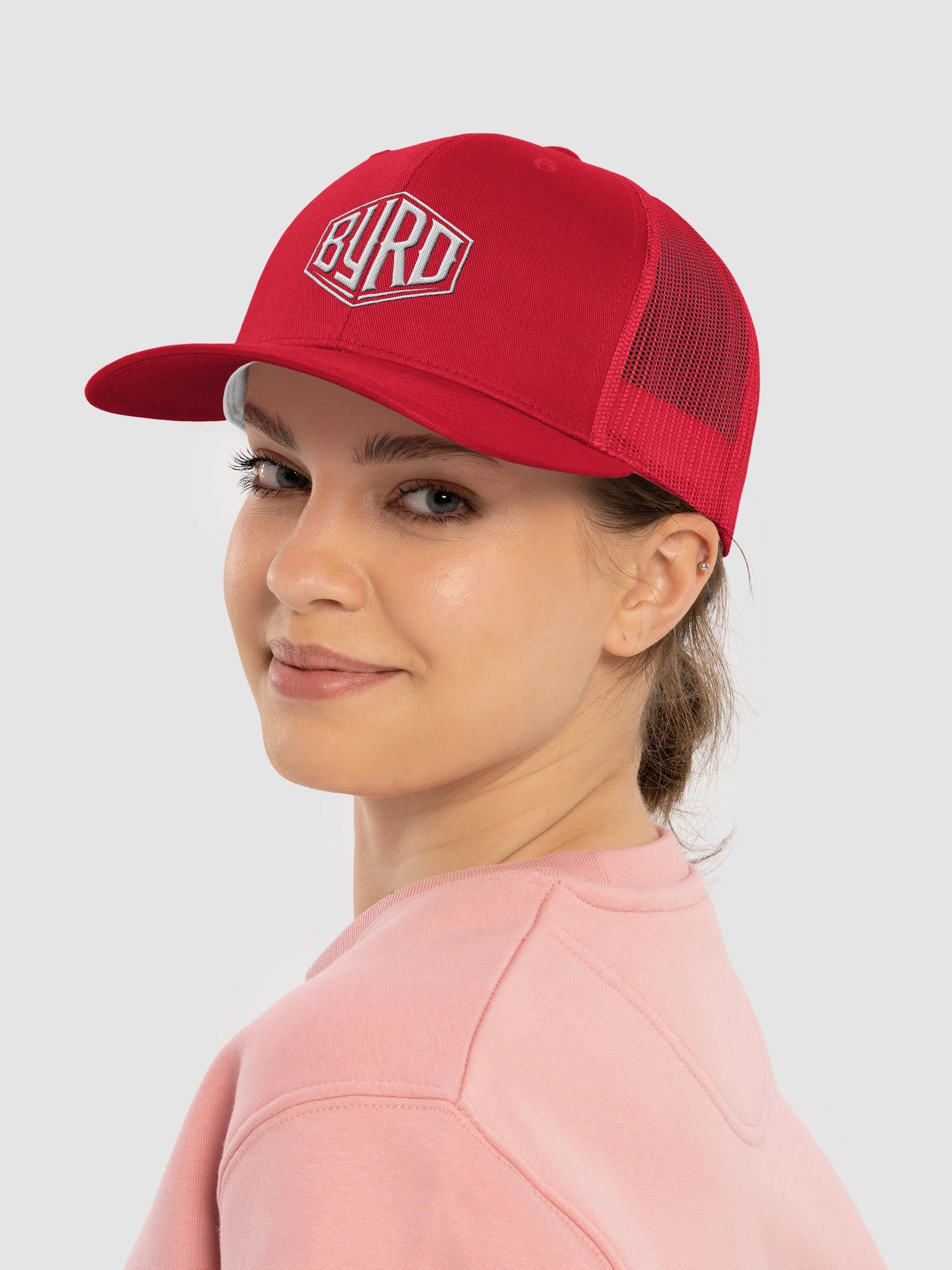 By Royal Decree Royal Red ByRD Trucker Hat product image (4)