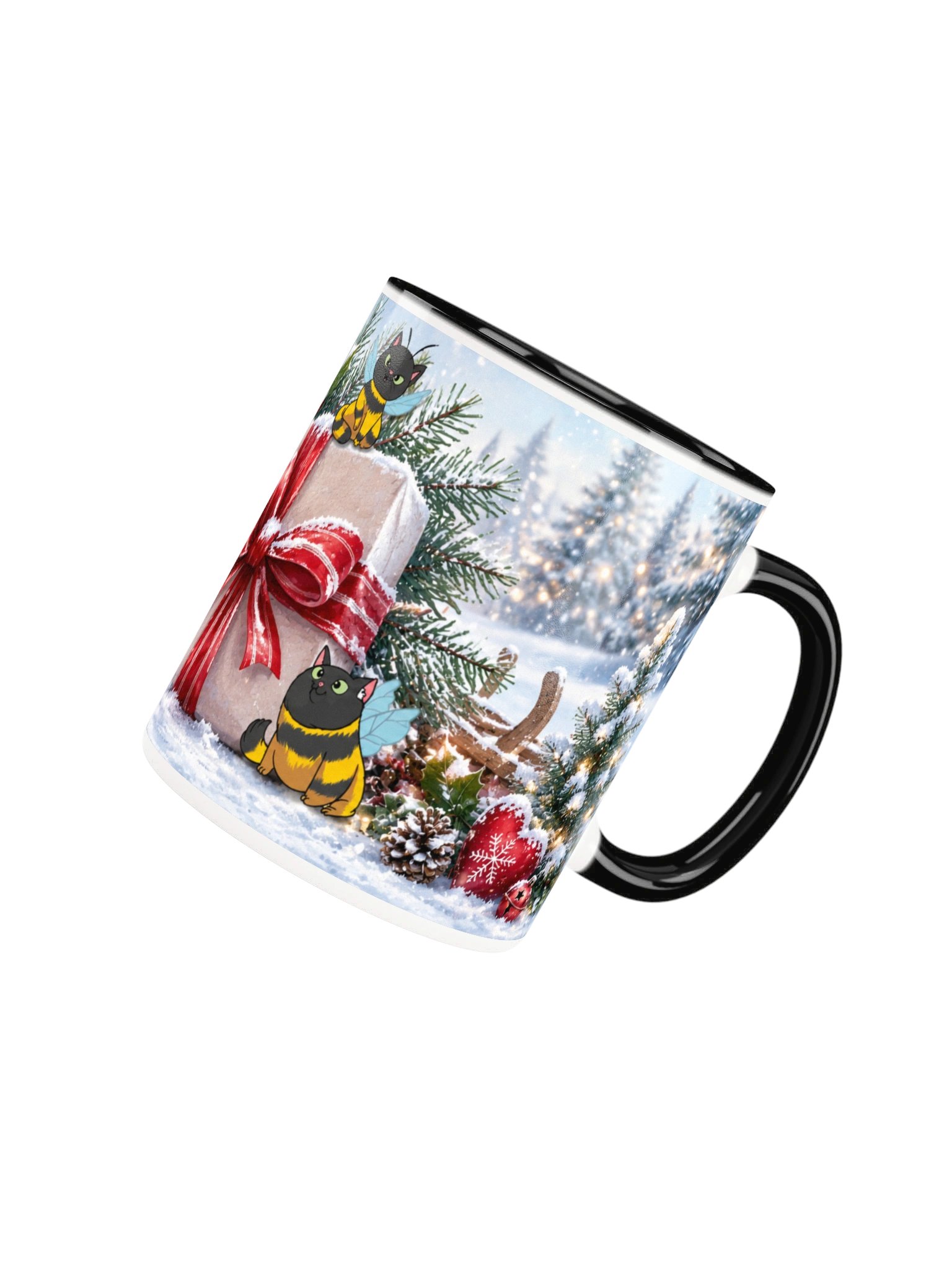 Snowy Christmas Cat Mug product image (28)