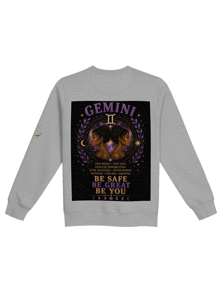 Gemini For the curious minds. Intelligent. Social. Adaptable. Gemini embraces change and inspires every conversation. ✨ Be Safe. Be Great. Be You. product image (5)