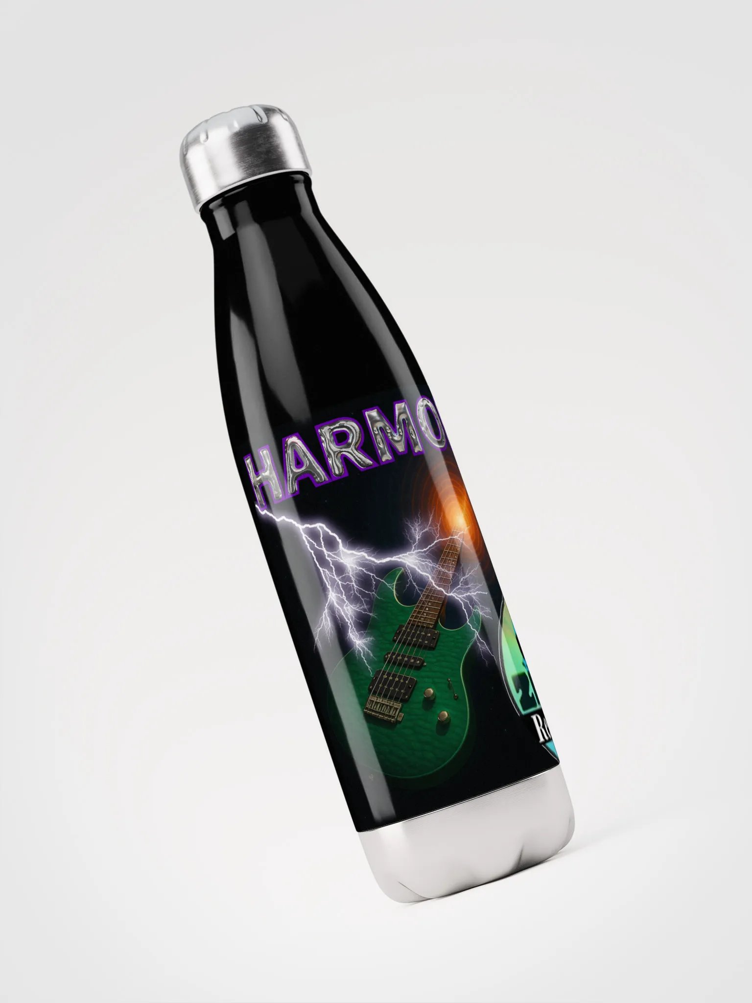 Harmonic Album Cover Stainless Steel Water Bottle - Show Your Support - Drinkware product image (6)