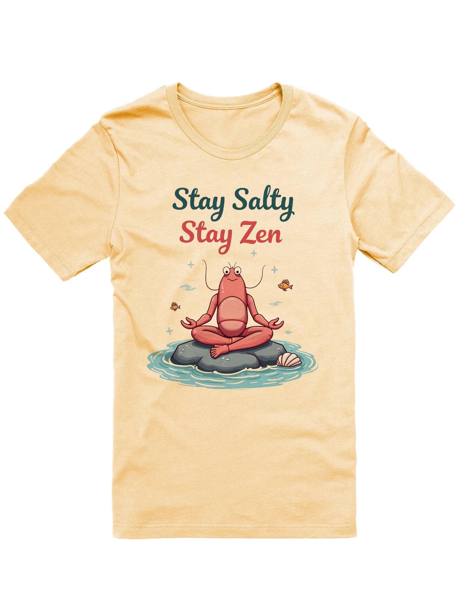 Stay Salty, Stay Zen | Chill Meditating Lobster T-Shirt product image (2)
