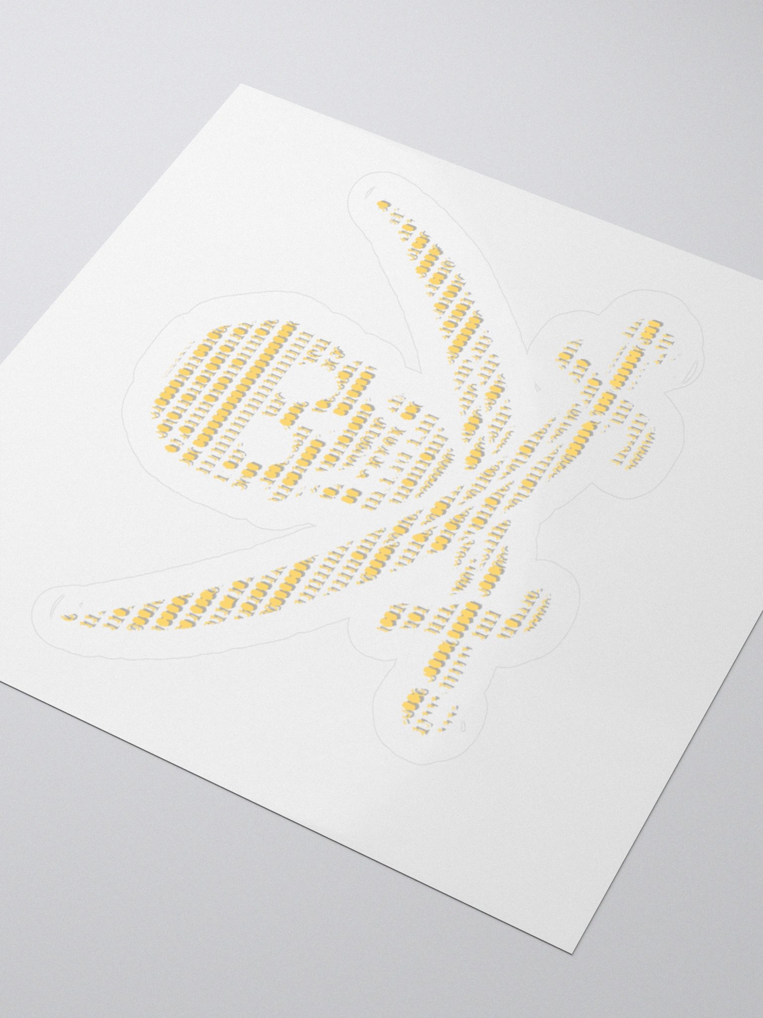 Binary Pirate Kiss Cut Stickers product image (8)