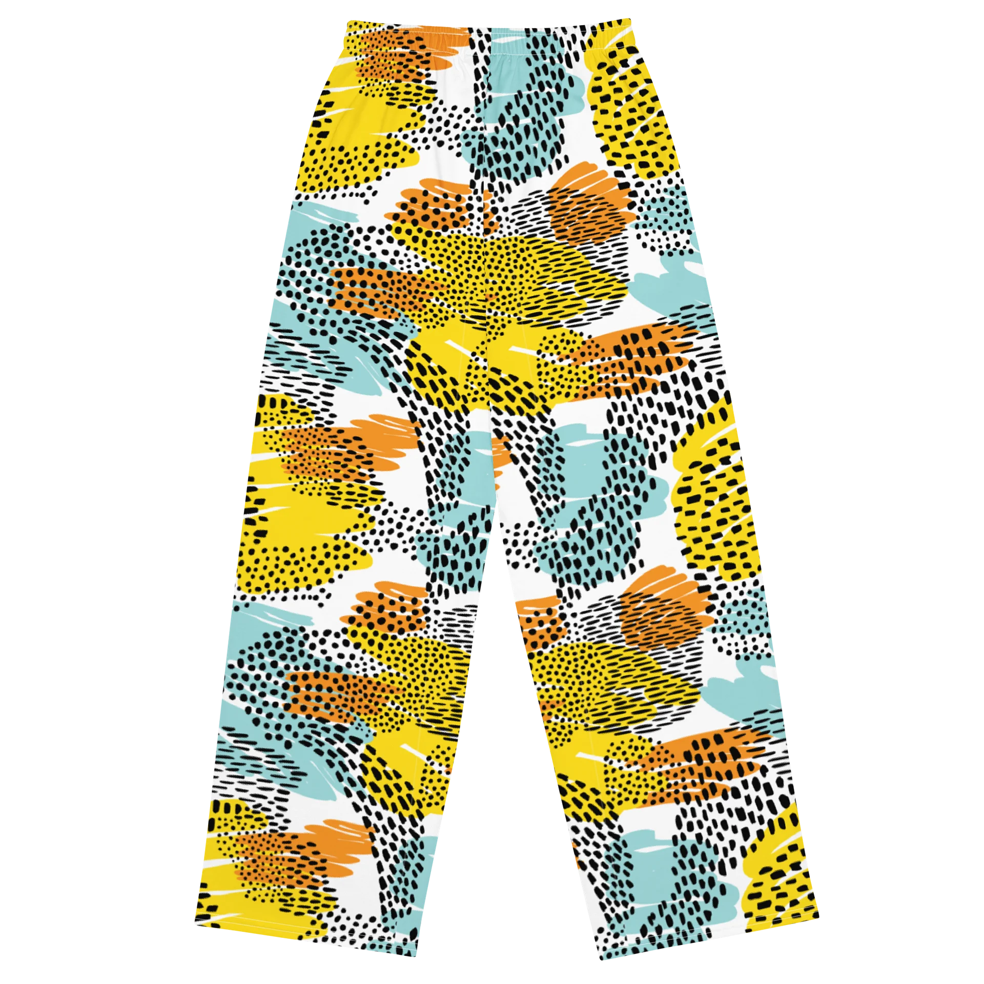Fashionable Wide-Leg Pants with Bold Animal Print product image (2)