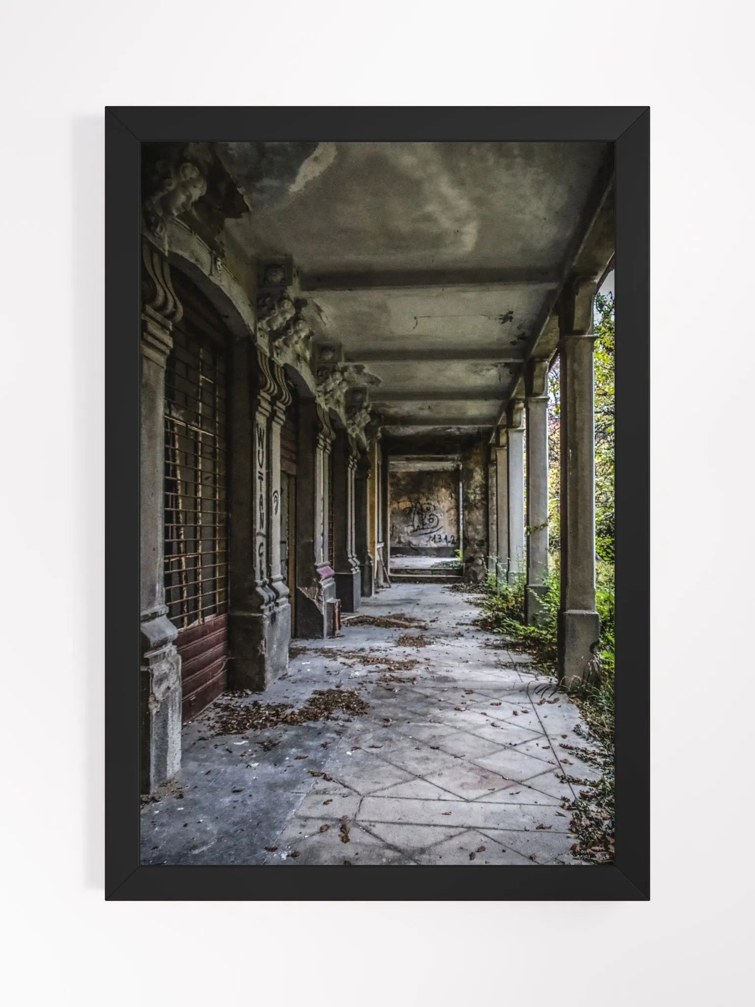 Print fine art - Echoes of Elegance – Abandoned Mountain Lodge-Urbex Italy product image (2)