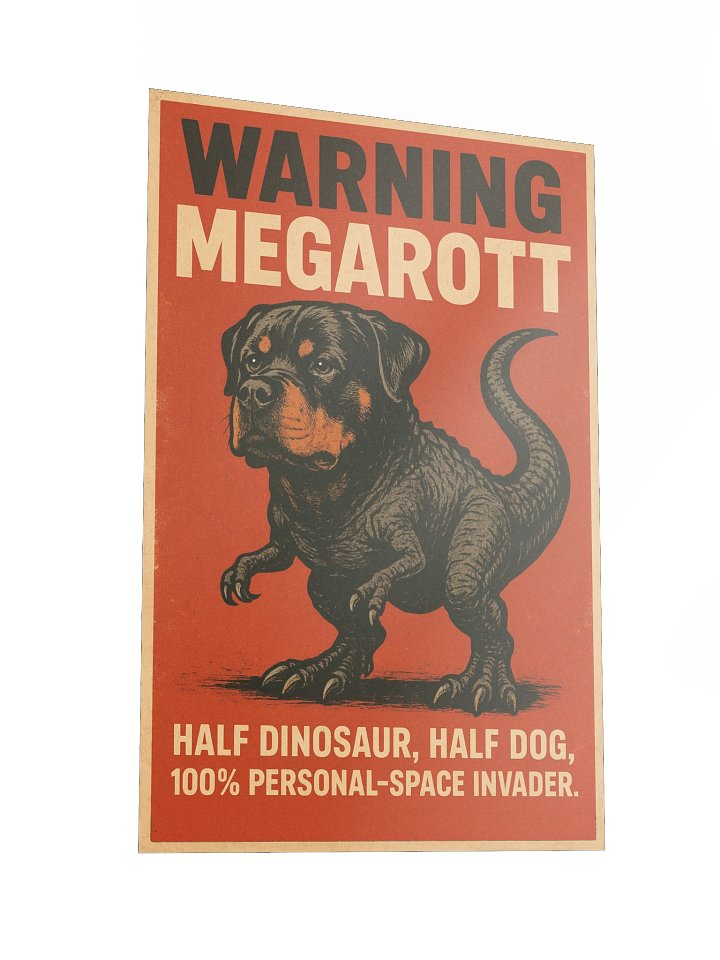 Warning: Megarott Poster product image (4)