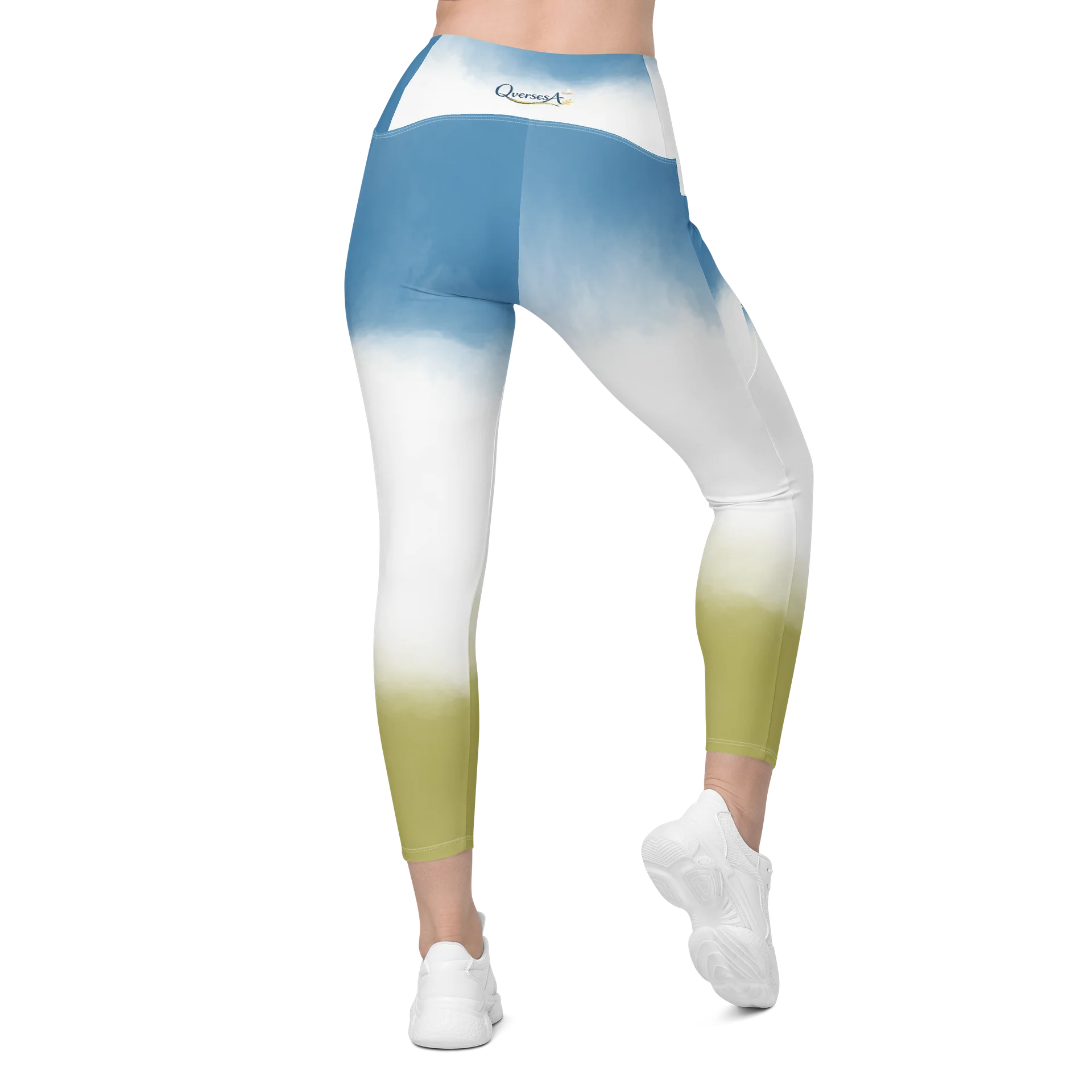 Light Blue green Leggings with Pockets product image (1)