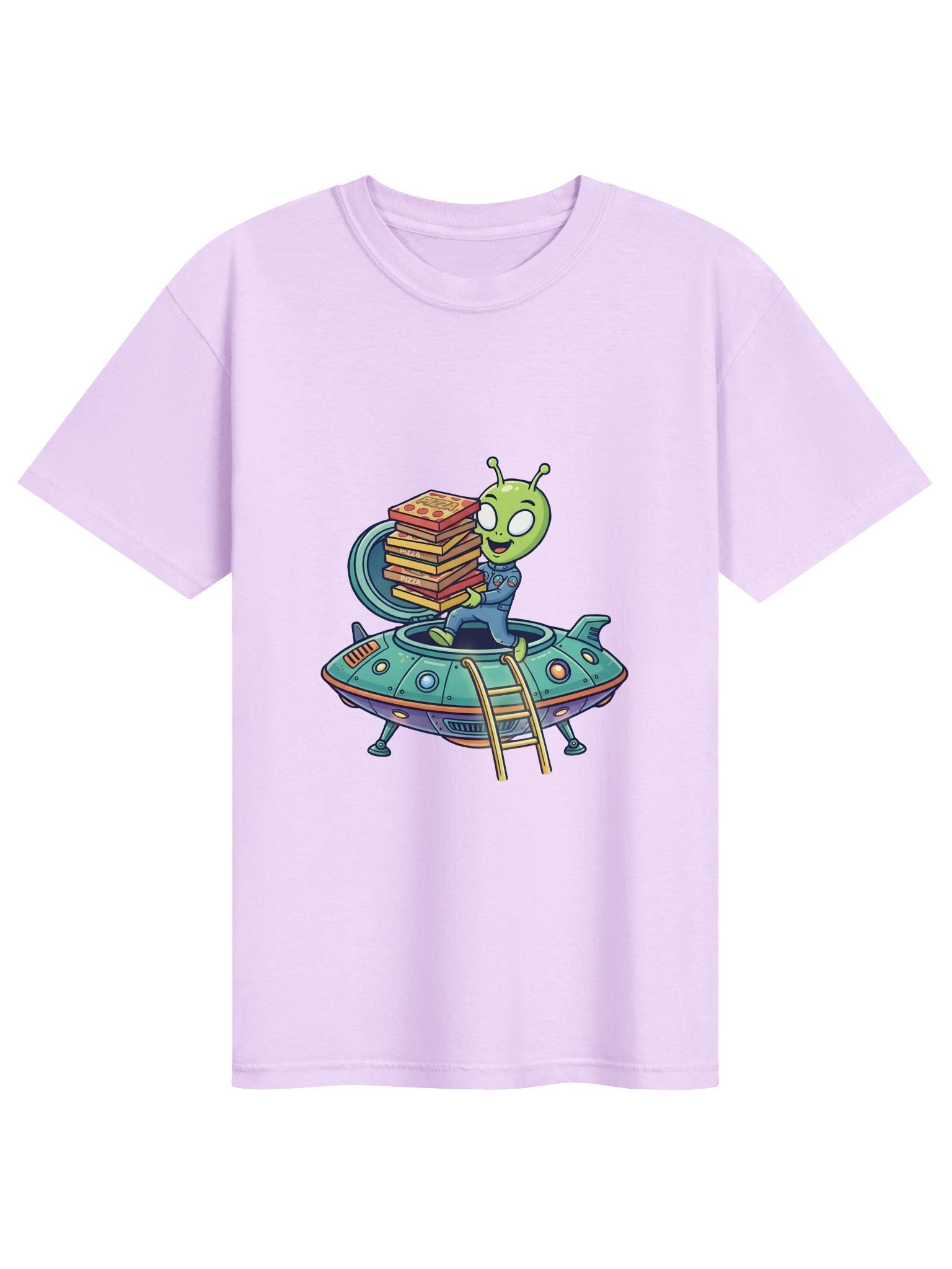 Alien Pizza Delivery Tee product image (1)