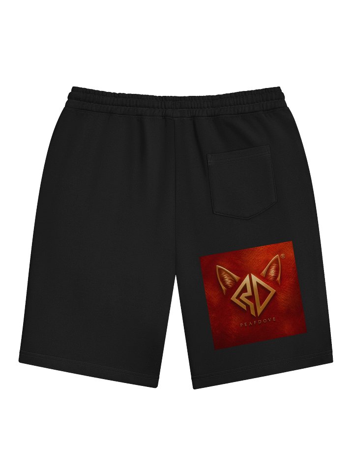 PEAFDOVE® RED CAT SIGNAL — Black Shorts product image (2)