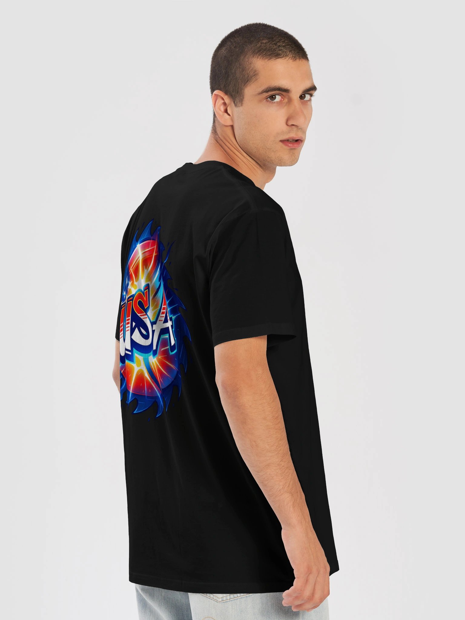 USA Flames Graphic Tee product image (29)