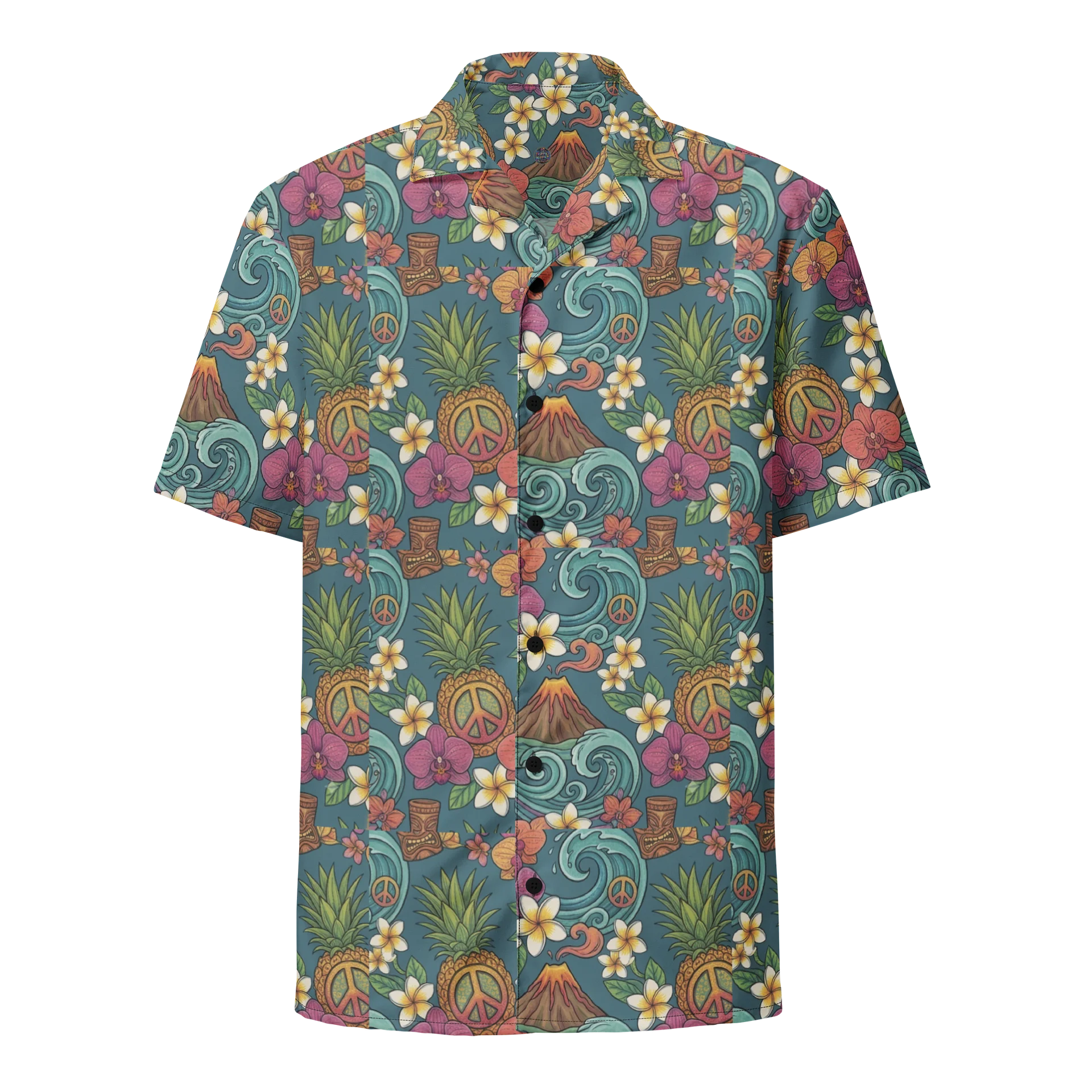 Tiki Wave Psychedelic Hawaiian Shirt product image (1)
