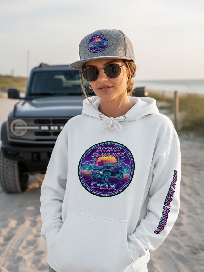 2026 Bronco Beach Bash OBX / Destination Bigfoot Bronco Collab Snapback (Multiple Colors Available) product image (1)