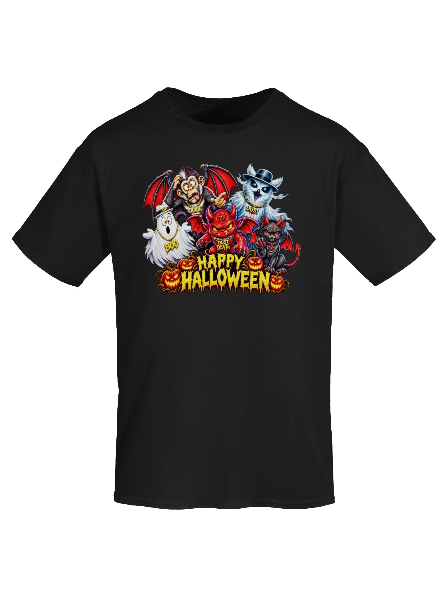 Dust Devil Crew Happy Halloween Gildan Heavyweight T-Shirt product image (5)