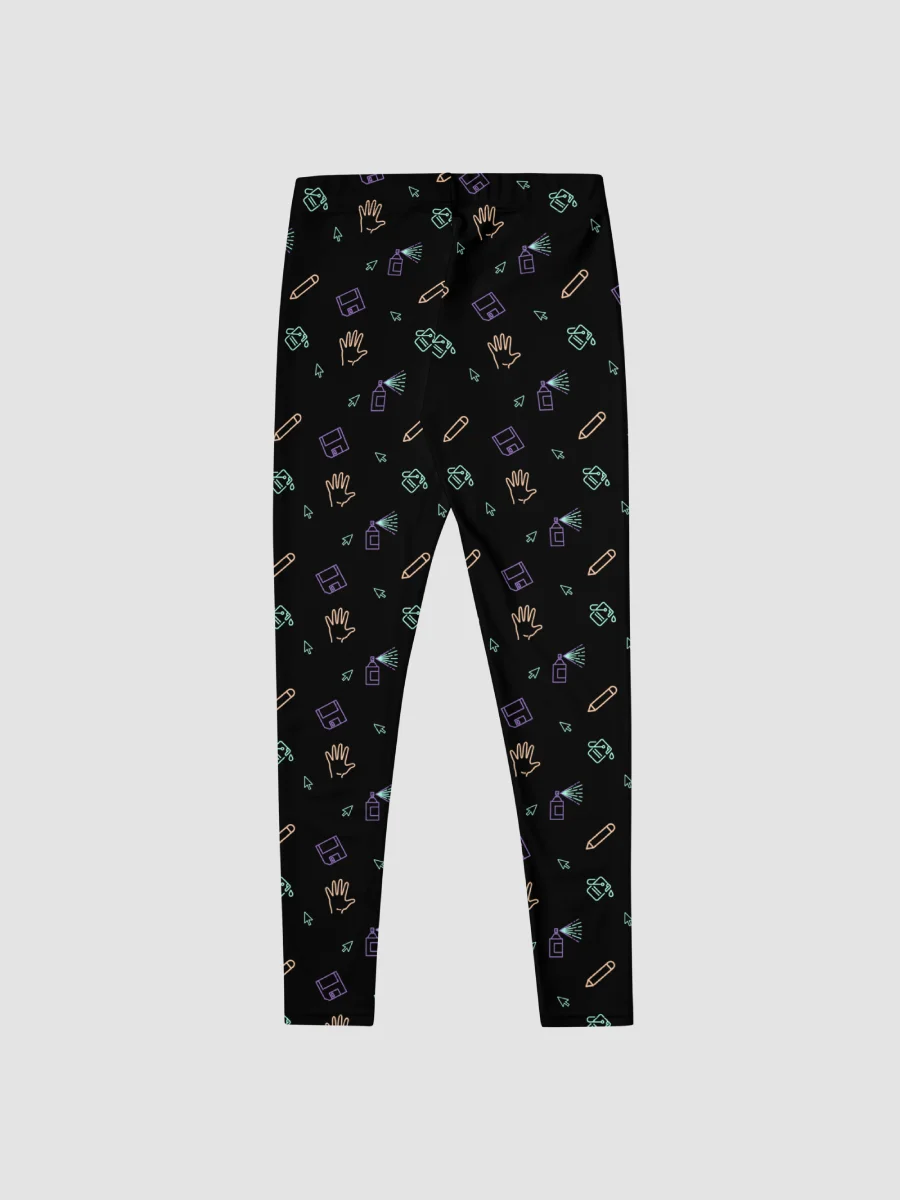 Computer Lab pattern leggings product image (5)