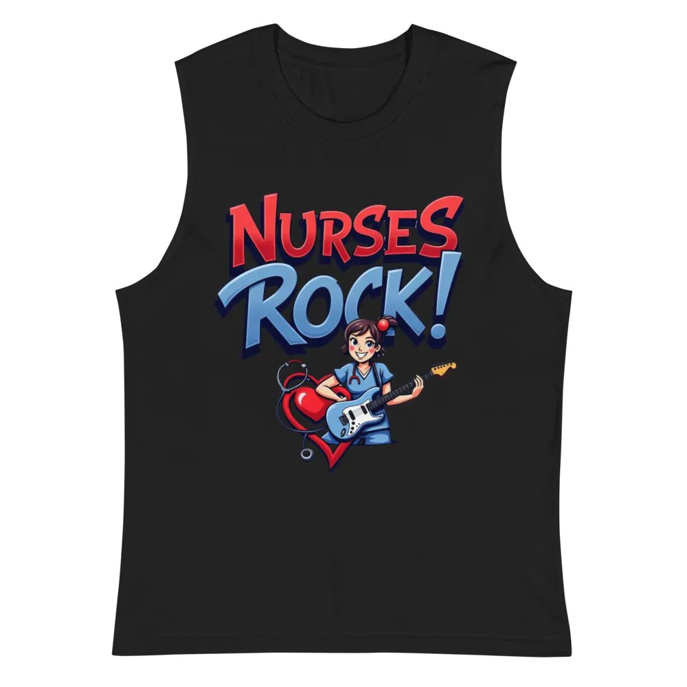 Rockstar Nurse Muscle Tank product image (3)