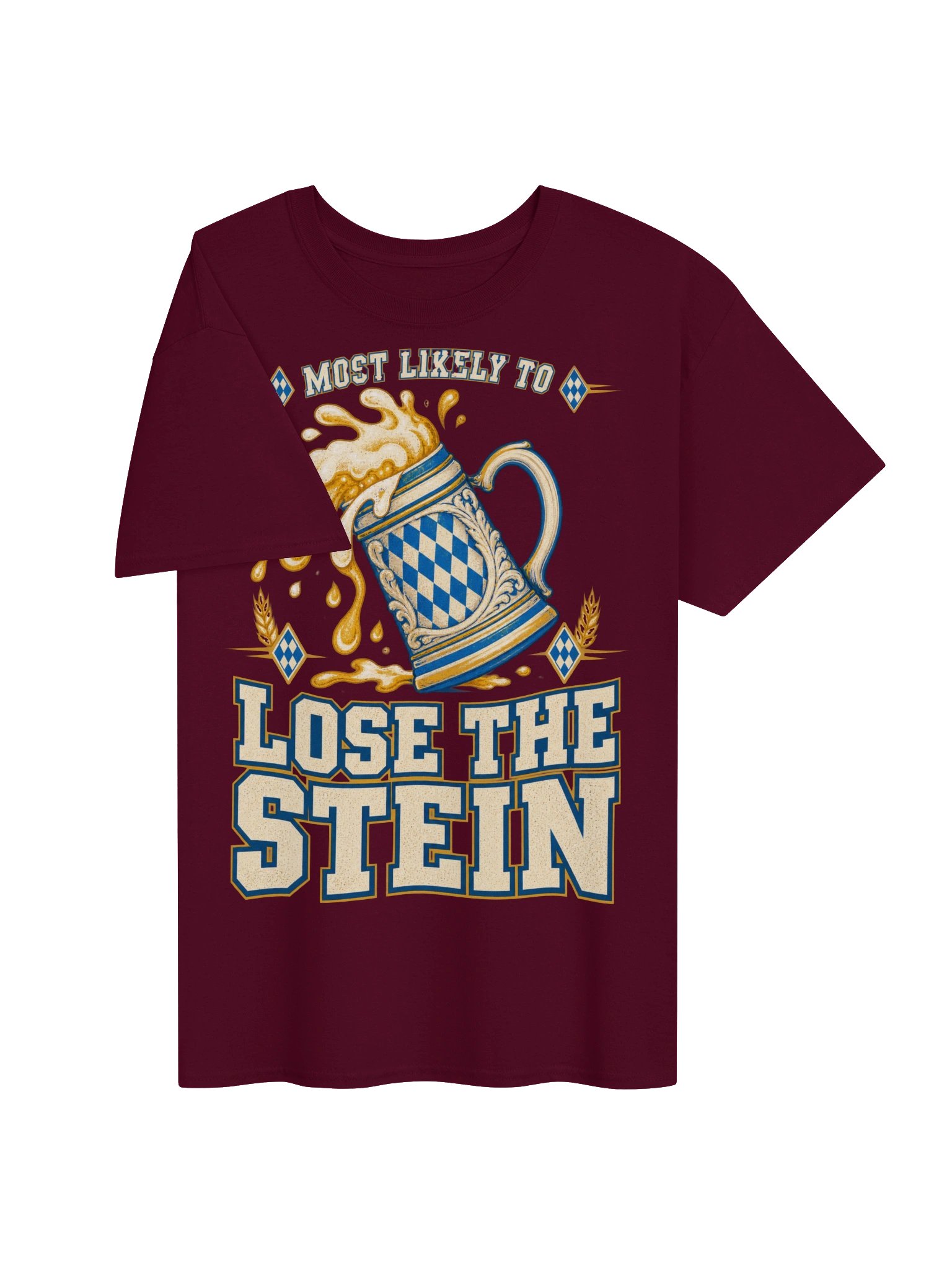 Most Likely to Lose the Stein Funny Oktoberfest Vintage Tee Description: product image (13)