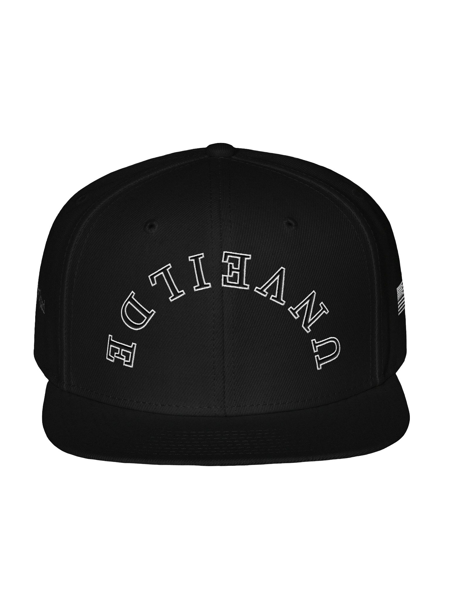 Curved Letter Arc Snapback Cap product image (5)