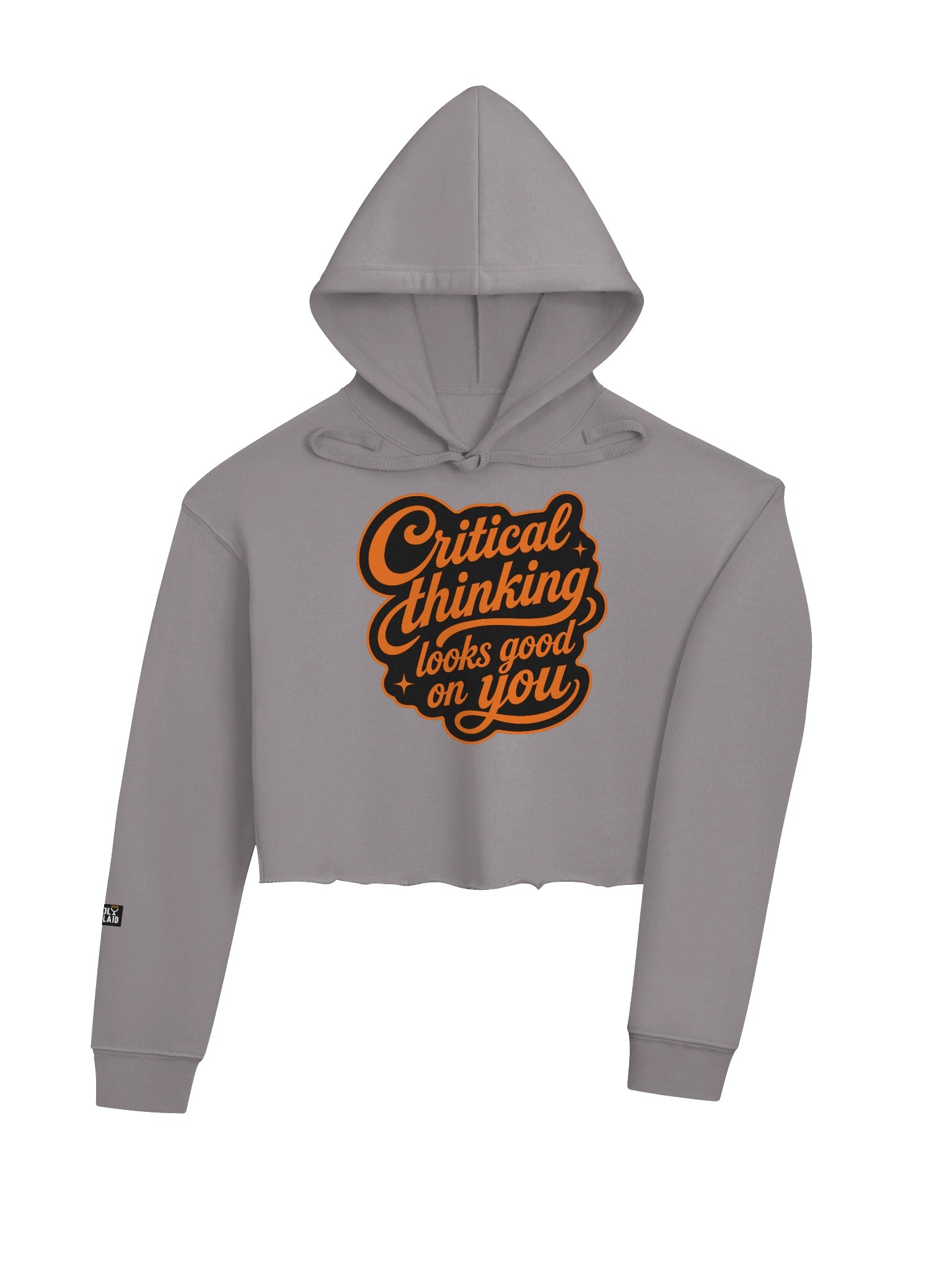 Critical Thinking Looks Good On You - Fleece Crop Hoodie product image (12)