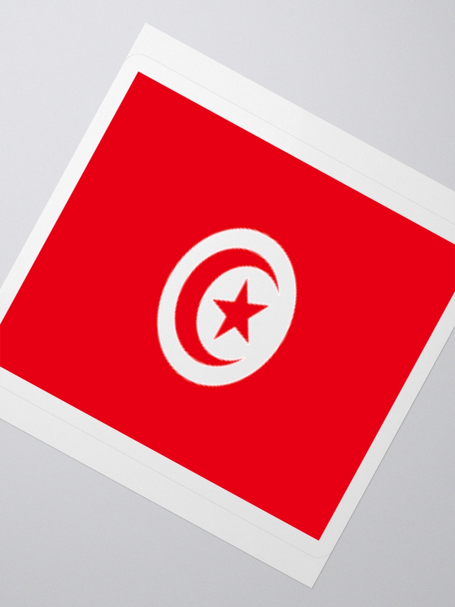Tunisia Flag Sticker | Crescent Star Design | Durable Vinyl | 3 Sizes product image (5)
