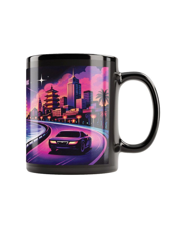 Japanese City Pop Sunset Drive Mug II product image (2)