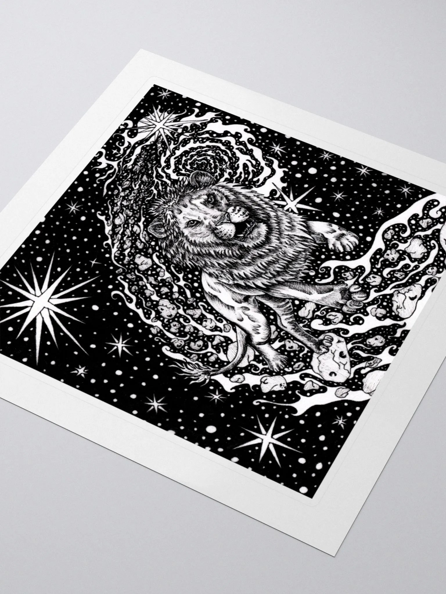 Leo Zodiac Kiss Cut Stickers product image (3)