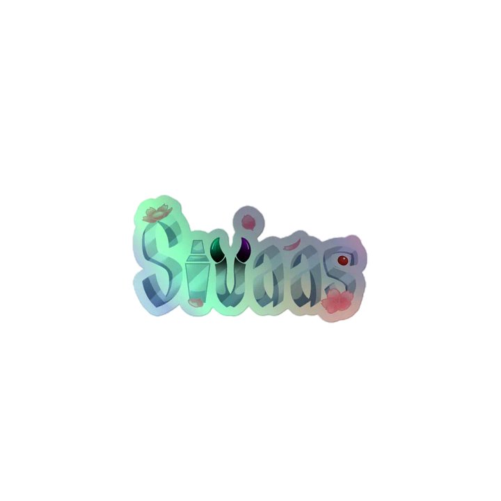 SivaasTV Holographic Sticker Name product image (1)