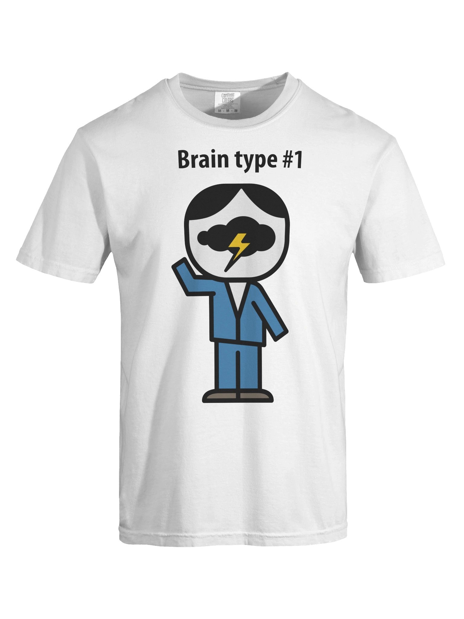 Brain type #1 t-shirt product image (5)