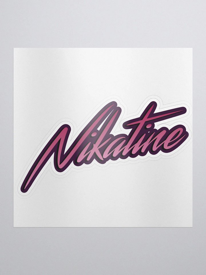 Nikatine Logo Sticker product image (2)