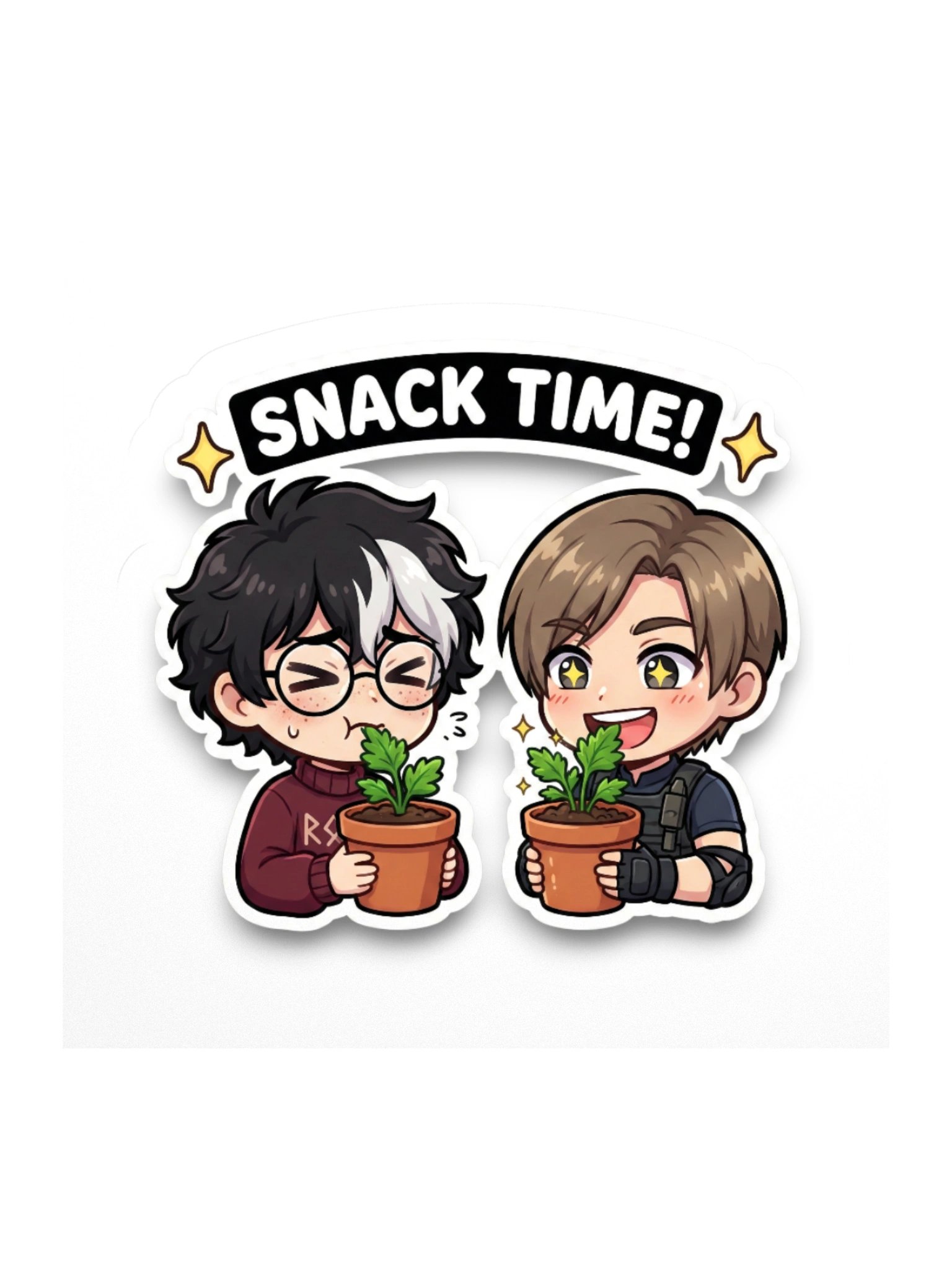 Snack Time! Sticker. product image (1)