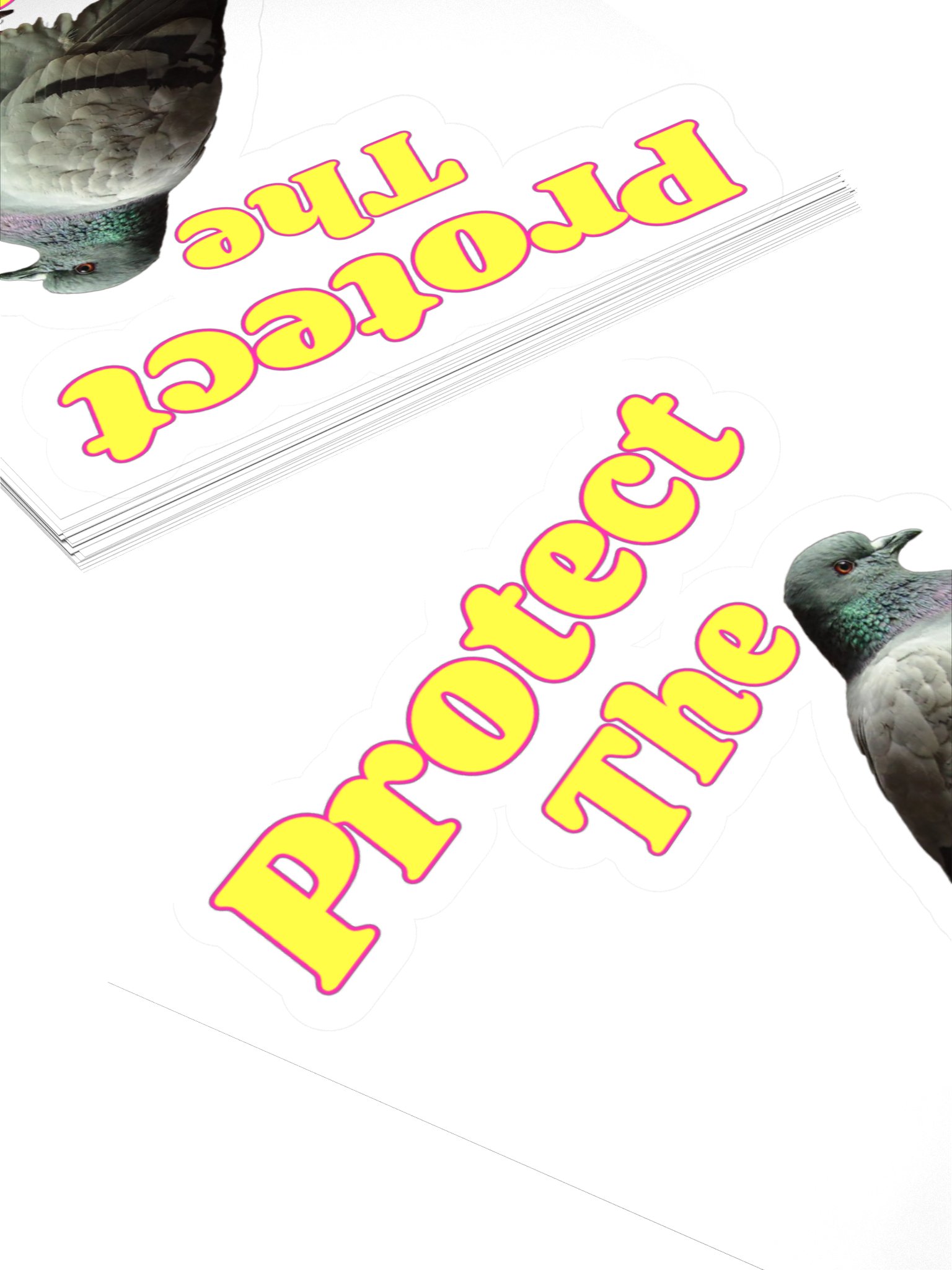 Protect The Pigeons Stickers product image (4)