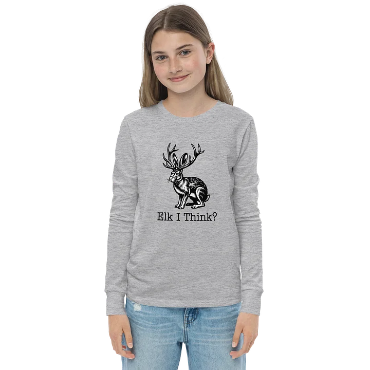 Elk I Think? Youth Long‑Sleeve Tee — From Range To Field product image (2)