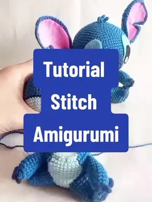 Seguimos con el tutorial de Stitch 💙 #amigurumitutorial #amigurumistitch #amigurumipasoapaso #liloystitchamigurumi